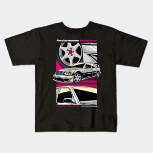 Retro Evolution 2 190 E Car Kids T-Shirt